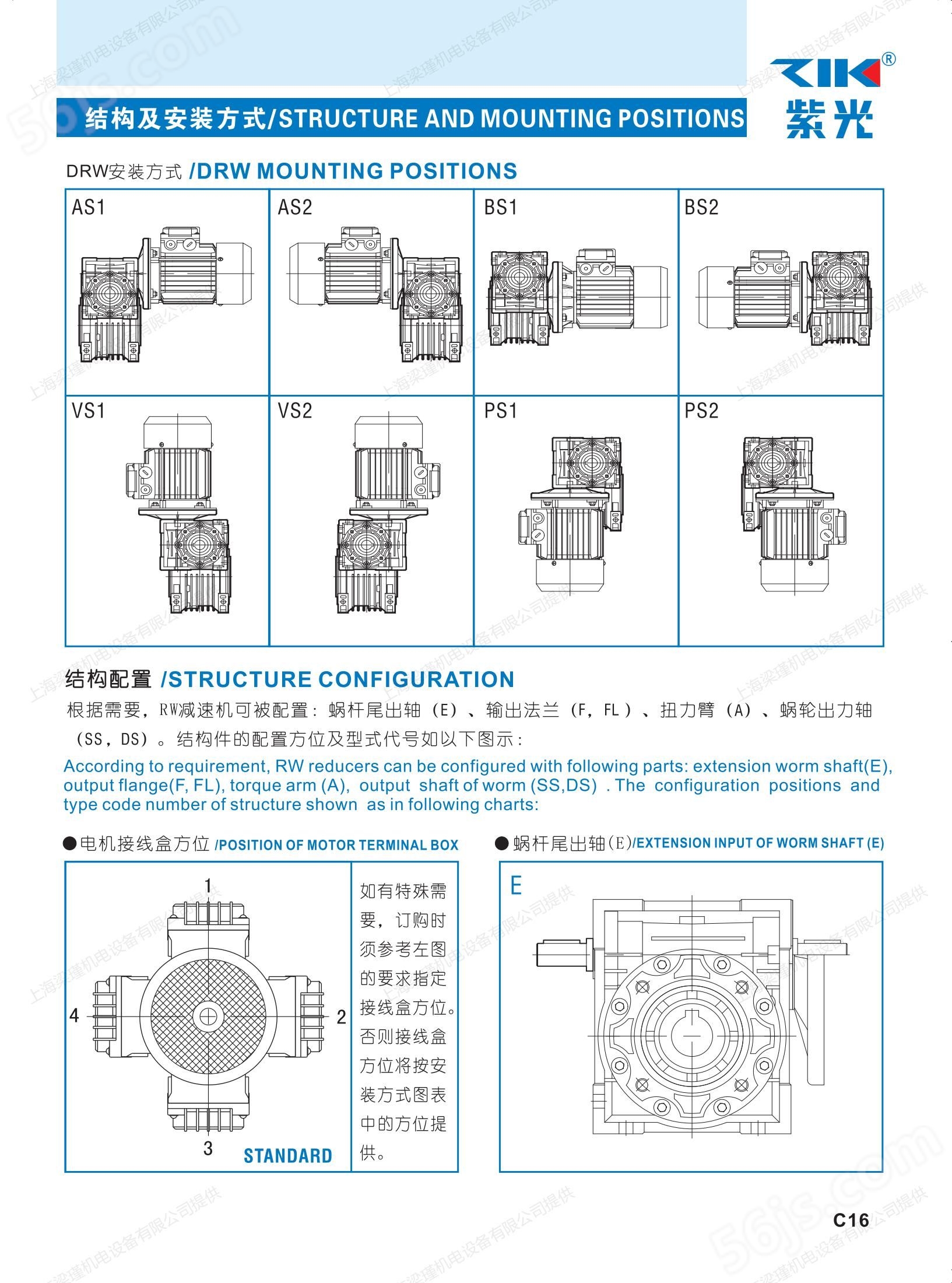 ZIK紫光减速机销售,NMRW050-50-MS7134-B5蜗轮蜗杆减速电机,上海梁瑾机电设备有限公司